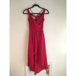 Hollywould red strappy back dress never worn
